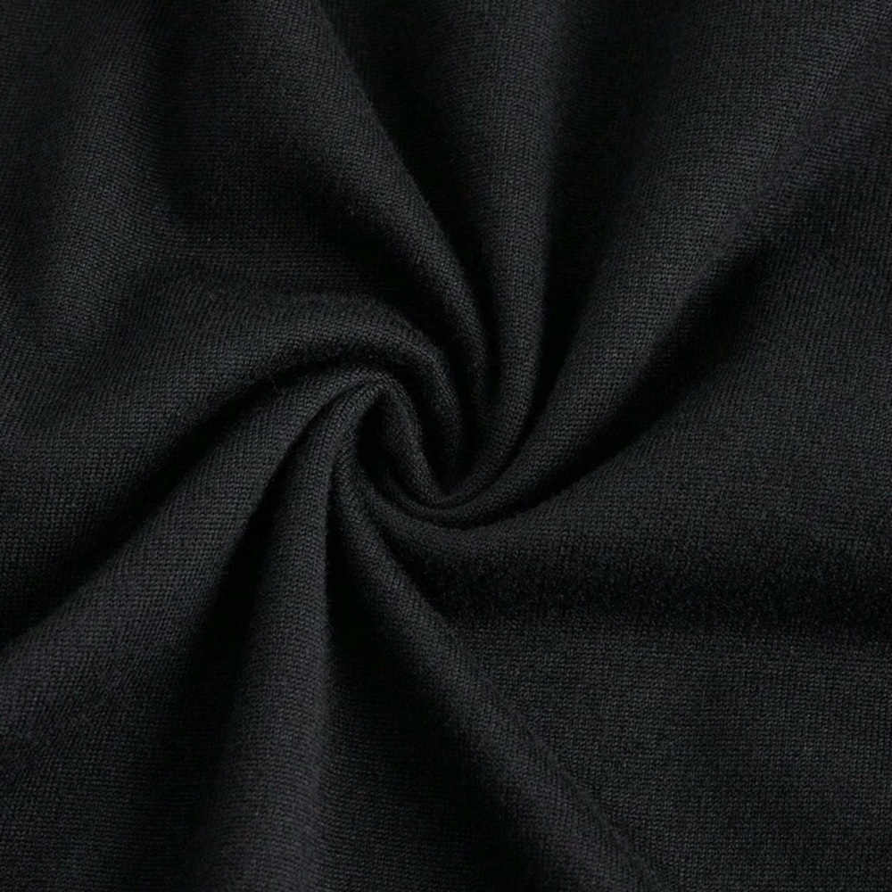 Elegant Black Cut-Out Dress size XL NEW - Picture 5 of 5